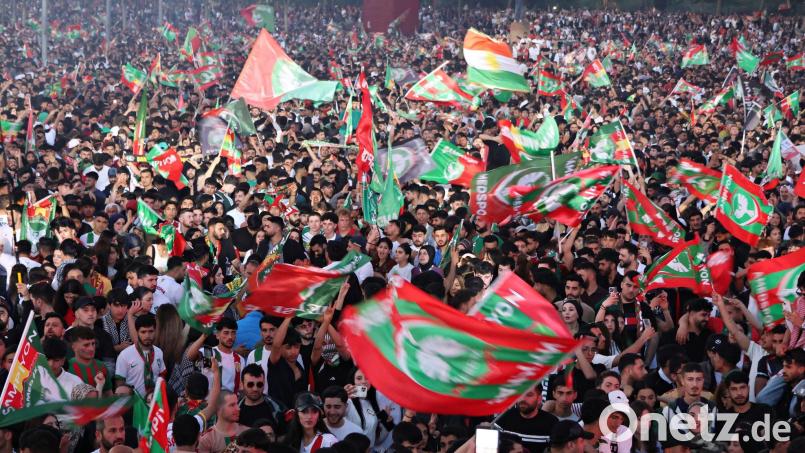 Der mehrheitlich kurdische Fußbalverein Amedspor war im Mai 2026 in die türkische Süper Lig aufgestiegen. (Archivbild) Bild: Mehmet Masum Suer/SOPA Images via ZUMA Press Wire/dpa