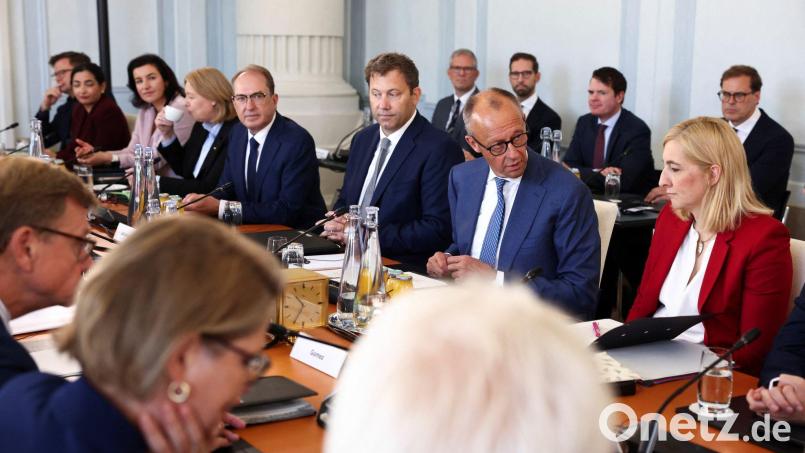 Die schwarz-rote Koalition rüstet sich für einen arbeitsreichen Herbst. Bild: Liesa Johannssen/Reuters/Pool/dpa