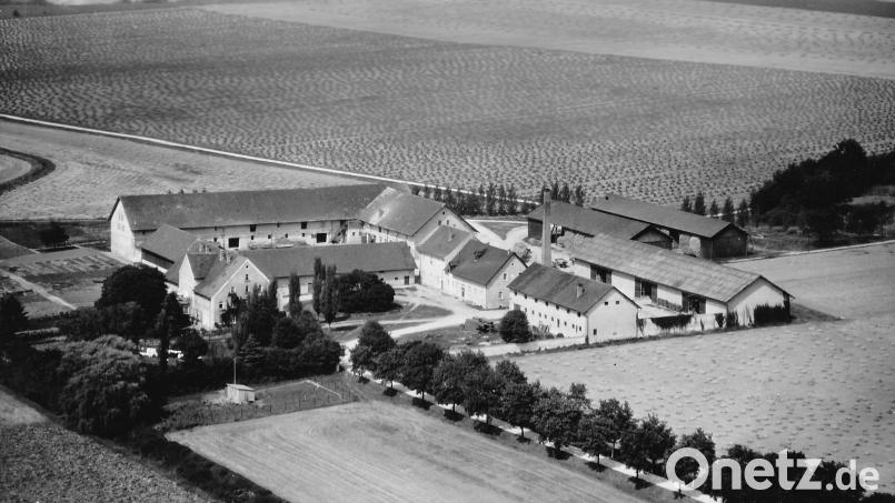 Im Jahr 1969 pachtete Dankwart Horsch den Sitzenhof am Stadtrand von Schwandorf. Später entstand dort der Sitze des heutigen Landmaschinenherstellers. Bild: Archiv Horsch