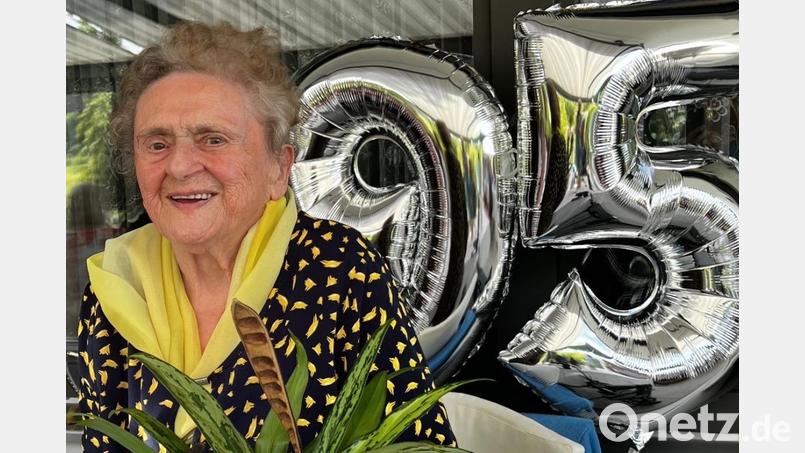 Ida Kölbl freut sich über Glückwünsche zu ihrem 95. Geburtstag. Bild: Ida Faltermeier