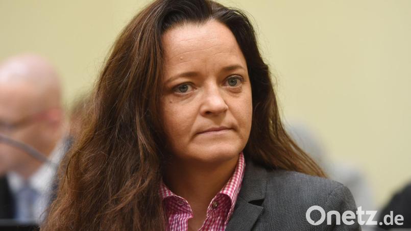 Beate Zschäpe will vorzeitig aus der Haft entlassen werden. (Archivbild) Bild: Tobias Hase/dpa