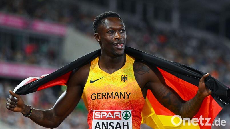 Owen Ansah gewann EM-Gold über 200 Meter. (Archivbild) Bild: Sven Hoppe/dpa