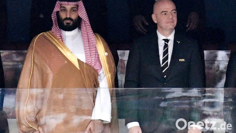 Gianni Infantino pflegt beste Verbindungen nach Saudi-Arabien. (Archivfoto) Bild: Alexei Nikolsky/Pool Sputnik Kremlin/dpa