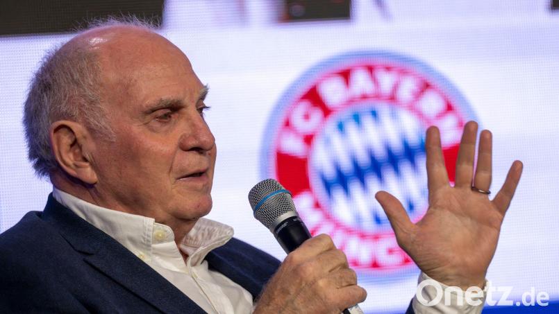 Uli Hoeneß ist der Ehrenpräsident des FC Bayern München. (Archivbild) Bild: Peter Kneffel/dpa