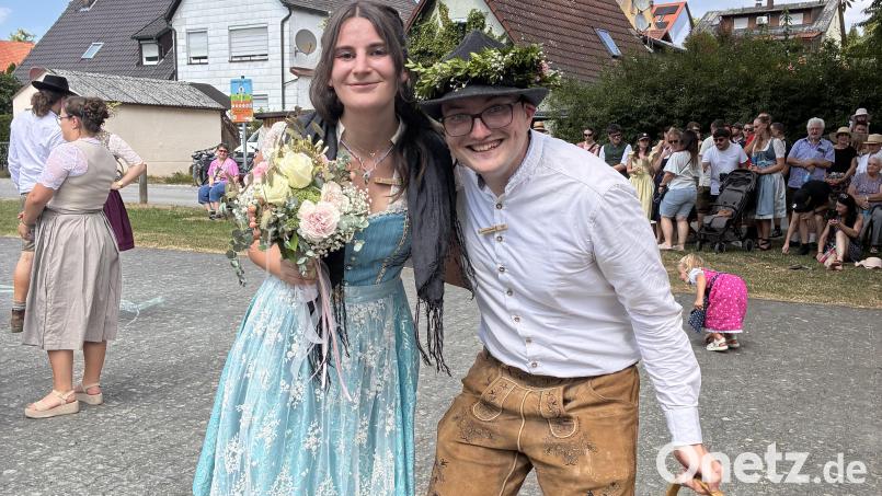 Laura Meier und Marcel Graf sind das Oberkirwapaar 2026 in Lengenfeld. Bild: Florian Schlegel