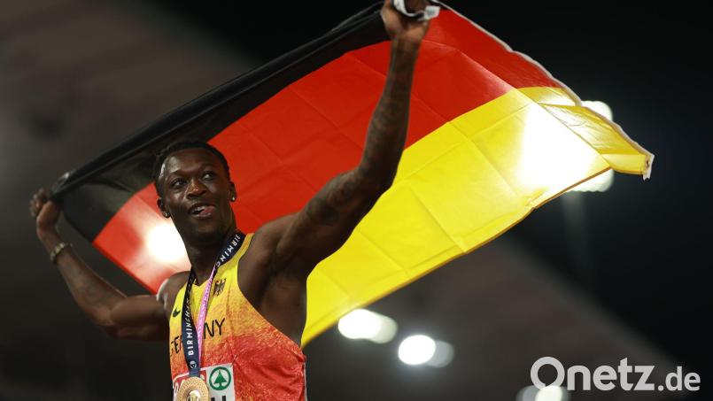 Owen Ansah kämpft gegen eine Dopingsperre. (Archivbild) Bild: Morgan Harlow/AP/dpa