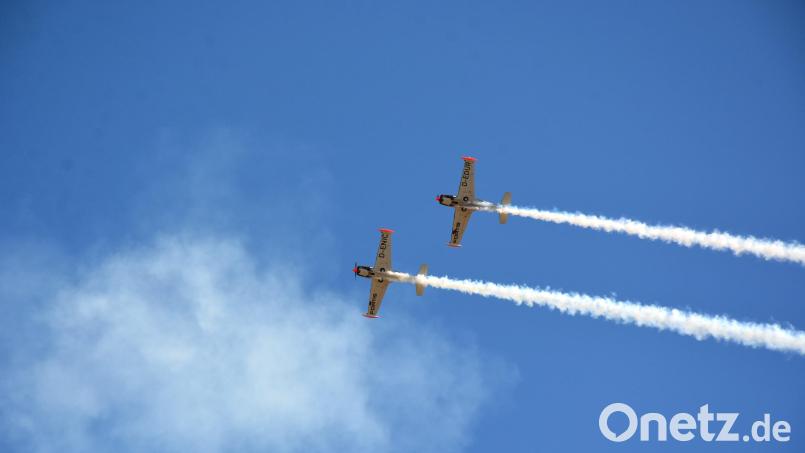 Kunststücke am Himmel mit Nico und Ralf Niebergall. Bild: Josef Rosner
