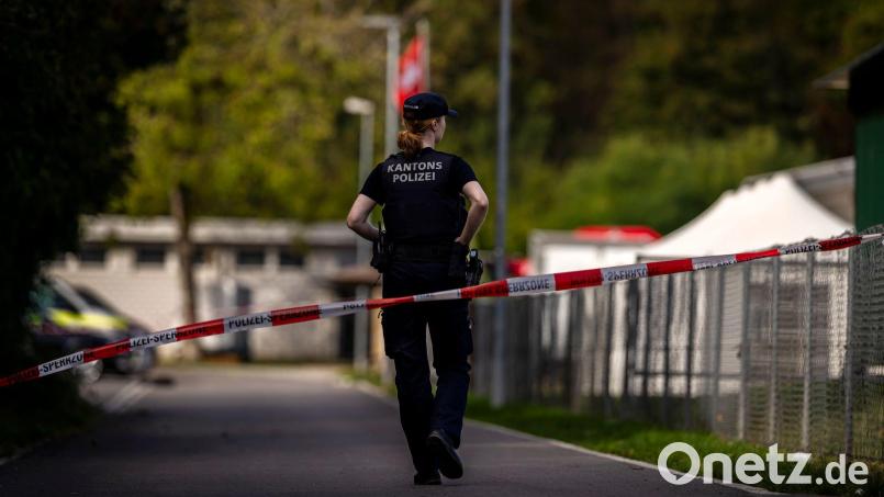 Ein 43-jähriger Schweizer ist festgenommen worden. Bild: Michael Buholzer/KEYSTONE/dpa