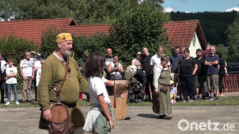 Die Greifvogelshow war ein Hingucker für Jung und Alt. Bild: Jürgen Masching