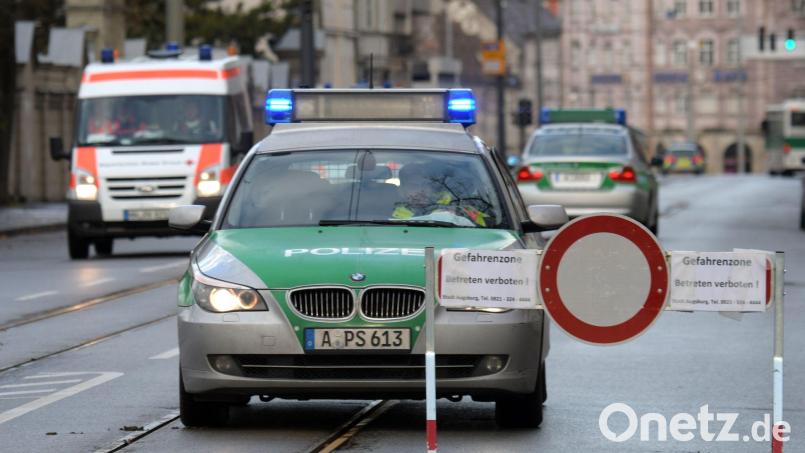 An Weihnachten 2016 wurden weite Teile der Augsburger Innenstadt für eine Bombenentschärfung gesperrt. Nun wurde wieder ein großer Blindgänger entdeckt, eine Entschärfung war aber nicht nötig. (Archivbild) Bild: picture alliance / Stefan Puchner/dpa