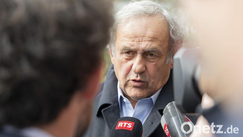 Michel Platini kritisierte FIFA-Boss Gianni Infantino scharf. (Archivbild) Bild: Urs Flueeler/KEYSTONE/dpa