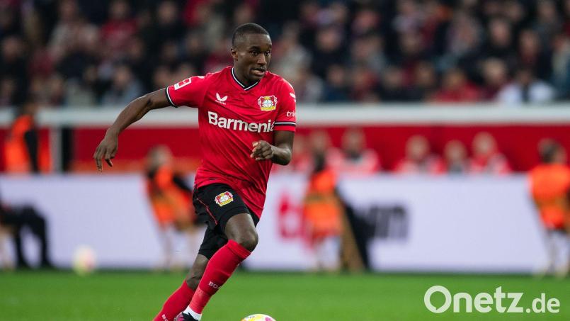 Kehrt nach 2023 zurück zu Bayer Leverkusen: Moussa Diaby. (Archivbild) Bild: Marius Becker/dpa