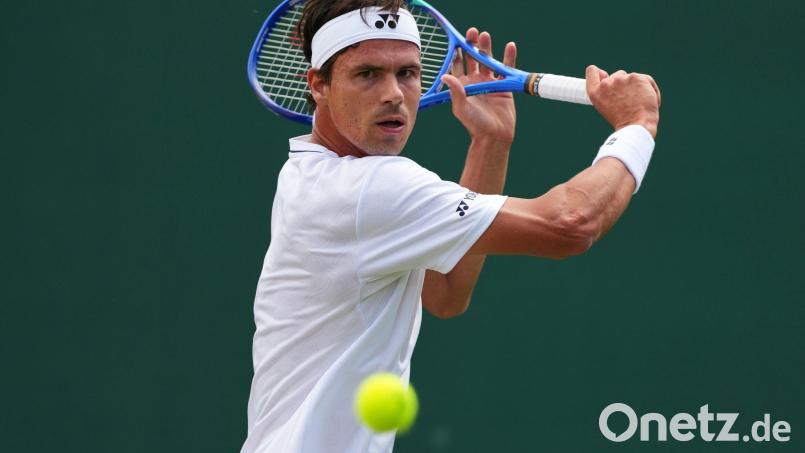 Daniel Altmaier verliert zum Auftakt der US Open. (Archivbild) Bild: Kirsty Wigglesworth/AP photo/dpa