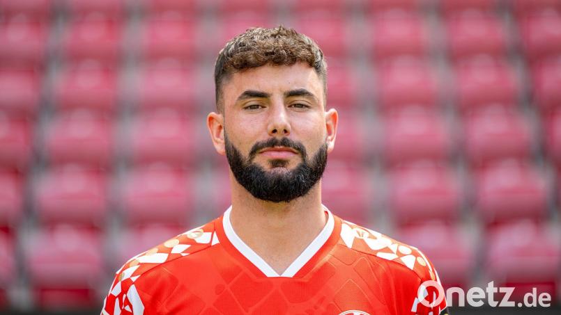 Marco Richter trainiert bei Mainz 05 weiter mit - ohne zum Kader zu gehören. (Archivbild) Bild: Torsten Silz/dpa