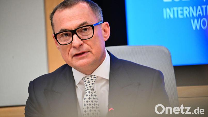 Bundesbank-Präsident Joachim Nagel sieht die deutsche Wirtschaft auf gutem Weg zu mehr Wachstum (Archivbild) Bild: Sebastian Christoph Gollnow/dpa