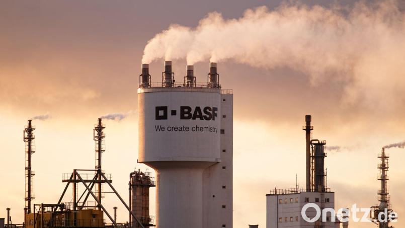 Die BASF betreibt in Ludwigshafen ein großes Chemie-Werk. (Foto:Archiv) Bild: Uwe Anspach/dpa