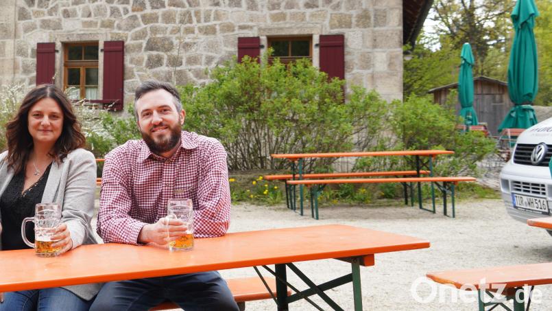 Stephanie und Christopher Stehbach haben ihr Pachtverhältnis für das Waldhaus bei Pfaben beendet. Archivbild: kaz