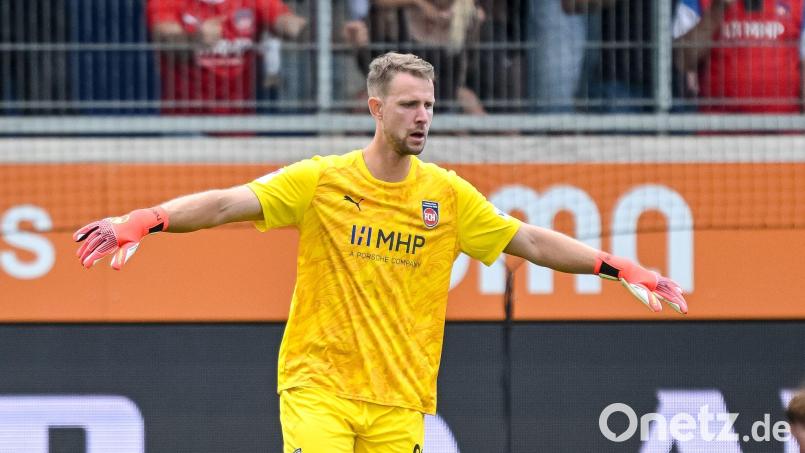 Heidenheims neue Nummer eins: Thomas Dähne soll auch gegen Fürth zwischen den Pfosten stehen. (Archivbild) Bild: Harry Langer/dpa