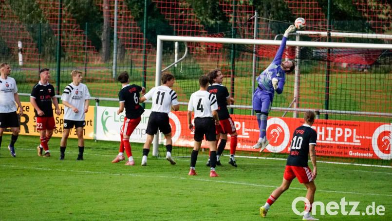 Die SpVgg Trabitz sichert sich mit einem 3:1-Sieg über den SC Eschenbach wichtige Punkte in der Kreisliga Nord. Bild: Jürgen Masching