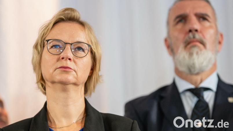 Ex-BSWler in Thüringen gründen neue Partei (Archivbild). Bild: Jacob Schröter/dpa