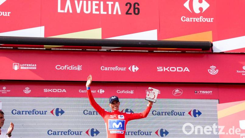 Enric Mas darf auf seinen ersten Gesamtsieg bei der Vuelta hoffen. Bild: Marian León/EUROPA PRESS/dpa