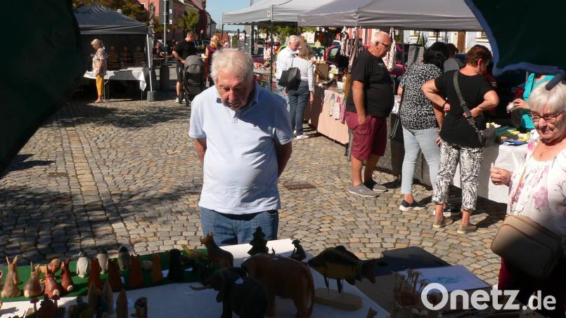 Es gab einiges zu sehen und zu bestaunen beim Schutzengelmarkt am Sonntagnachmittag in Luhe. Bild: Martina Witt
