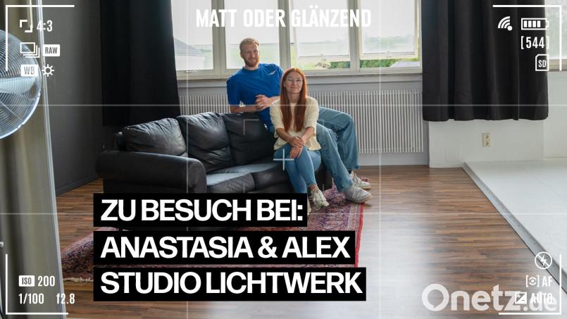 Anastasia Tarasin und Alexander Akst betreiben in Kümmersbruck das Fotomietstudio "Lichtwerk" in einem ehemaligen Industriegebäude. Bild: Alexander Unger