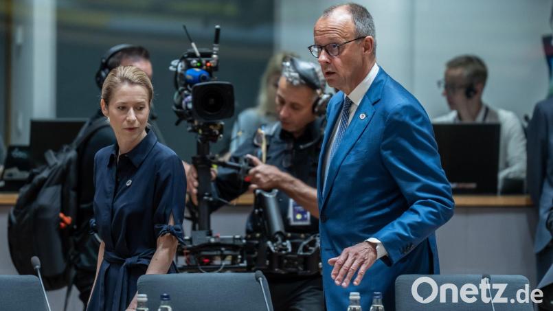 Zwischen der Bundesregierung von Kanzler Friedrich Merz und der EU-Außenbeauftragten Kaja Kallas gab es bereits häufiger Differenzen - unter anderem wegen der Israel-Politik. (Archivbild) Bild: Michael Kappeler/dpa