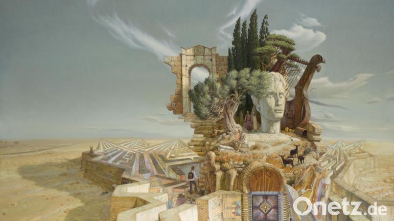 Ein Werk von Michael Engelhardt, das in der Ausstellung zu sehen ist. Bild: Michael Engelhardt