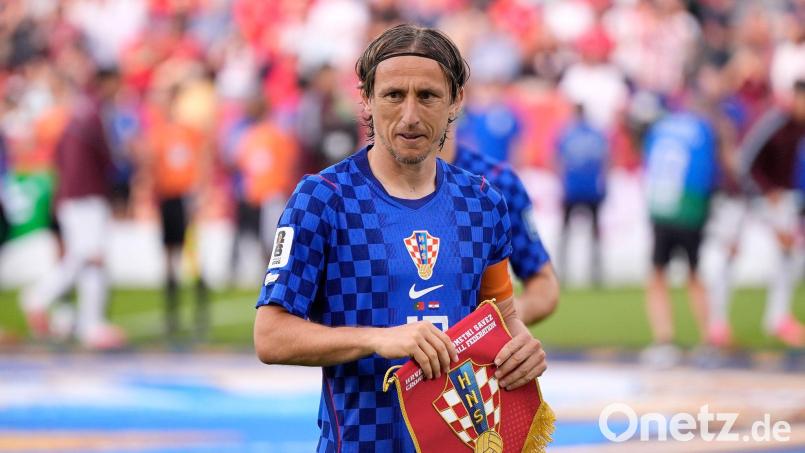Spielt weiter für die Nationalmannschaft: Luka Modric. (Archivbild) Bild: Mike Stewart/AP/dpa