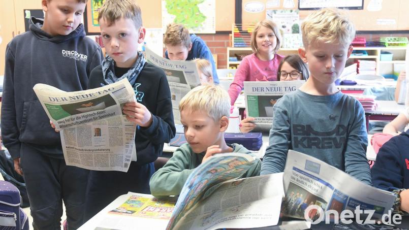 "Zeitung macht Schule" - das kostenlose Schulprojekt von Oberpfalz-Medien. Bild: Gabi Schönberger