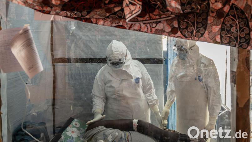 Es mangelt an Betten und Personal, um Ebola im Kongo effektiv zu bekämpfen. Bild: Moses Sawasawa/AP/dpa