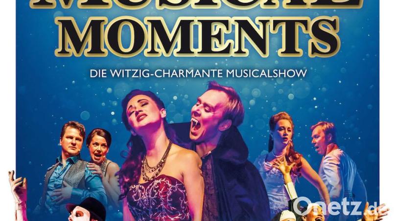 Verschiedene Musical-Welten verschwimmen, wenn die acht Dartsteller von "Musical-Moments" ihr Bühnenprogramm zum Besten geben. Bild: exb