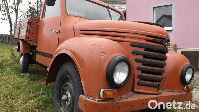 Der Barkas-Pritschenwagen von der Bayreuther Straße in Amberg. Bild: Petra Hartl