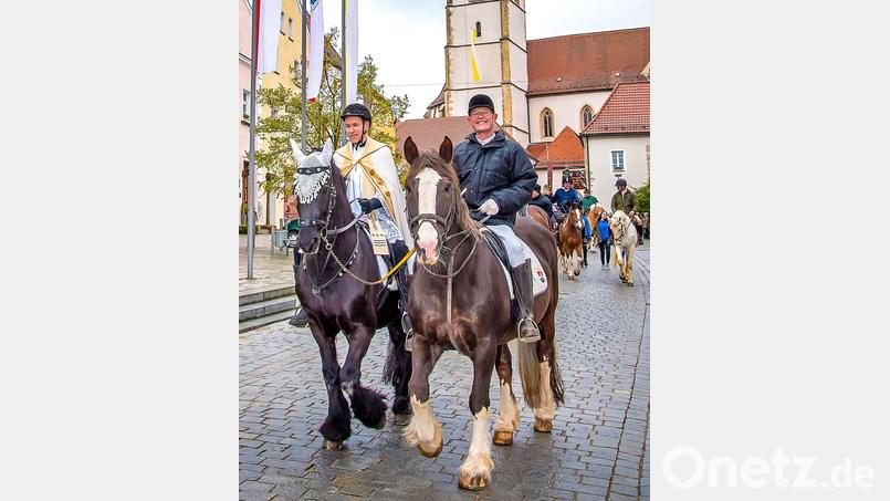 Josef Brunner sicherte den Fortbestand des Osterritts. Archivbild: arr