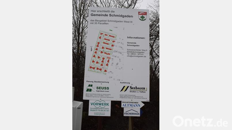 Der Erschließung des Baugebietes "Schmidgaden West IV" stehen nach dem Ergebnis der Bürger- und Behördenbeteiligung keine Hindernisse im Weg. Bild: bnr