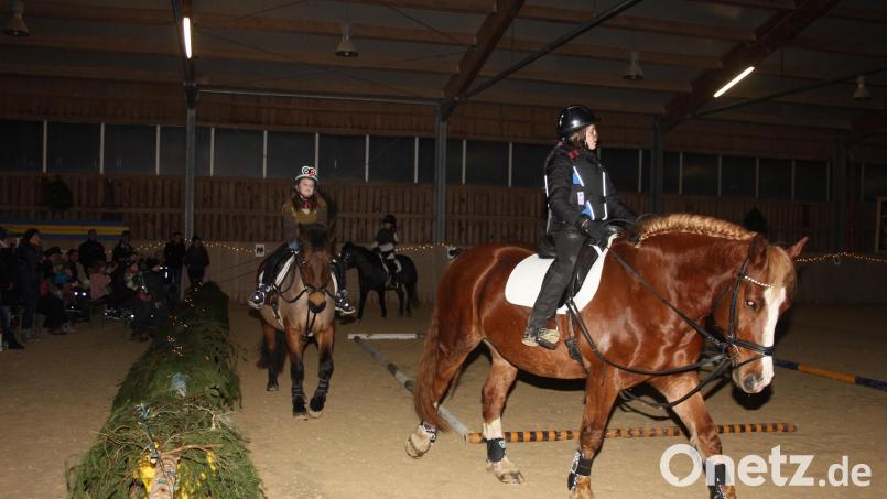 Die Reitschüler zeigten bei den Vorführungen, welche Fortschritte sie gemacht haben. Bild: frd