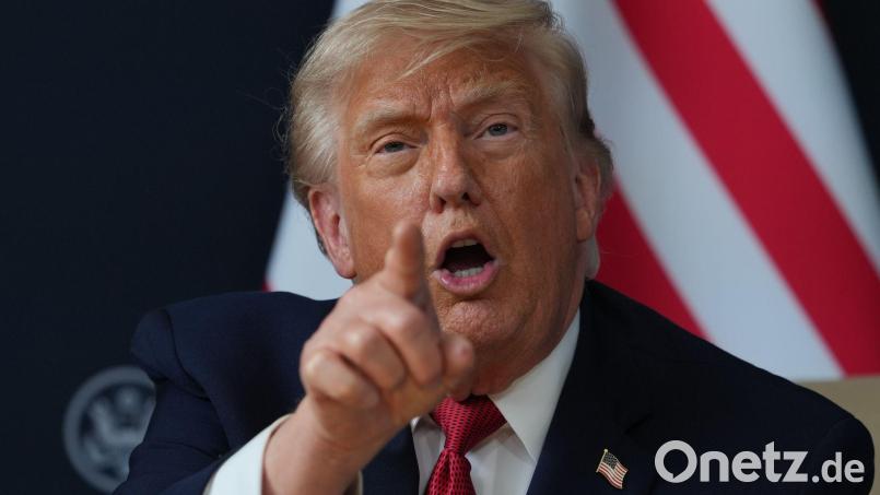 US-Präsident Donald Trump gratuliert der AfD zu ihrem Wahlsieg in Sachsen-Anhalt. (Archivfoto) Bild: Julia Demaree Nikhinson/AP/dpa