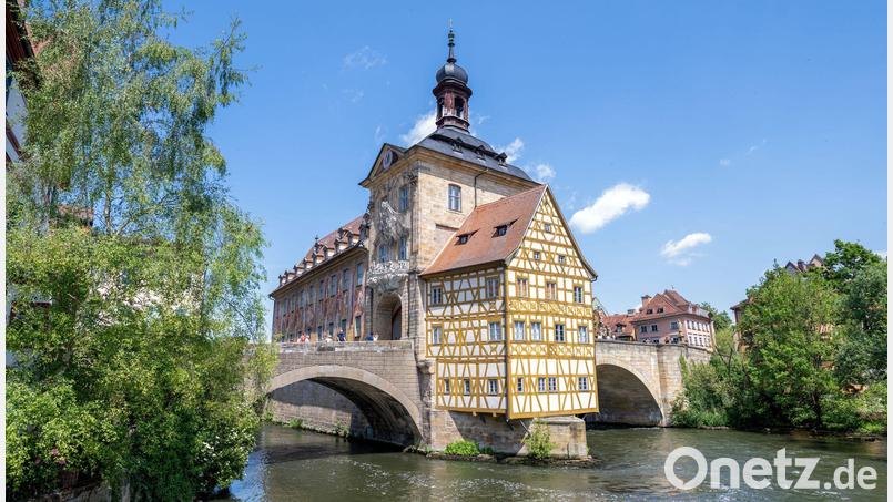 Auch das Bamberger Rathaus wird am Denkmaltag geöffnet. (Archivbild) Bild: Pia Bayer/dpa