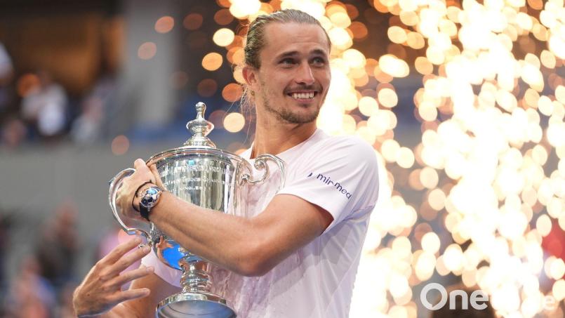 Alexander Zverev gewinnt erstmals die US Open. Bild: Frank Franklin II/AP/dpa