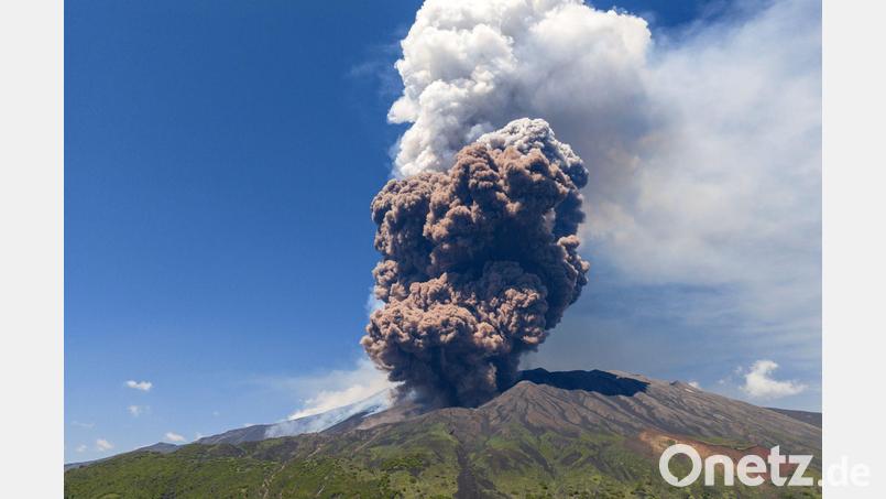 Der Ätna ist der aktivste Vulkan Europas. (Archivbild) Bild: Giuseppe Distefano/AP/dpa