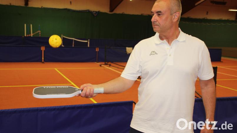 Seit zwei Jahren ist Jens Hagen Vorsitzender des TC Tirschenreuth. Neben Tennis führte er beim TC die zweite Sportart Pickleball ein. Archivbild: kro