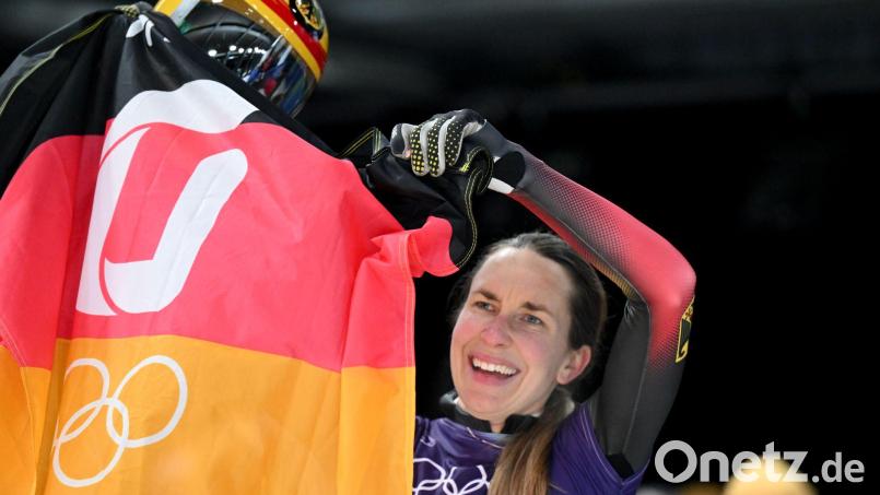 Skeleton-Pilotin Jacqueline Pfeifer beendet ihre Laufbahn. (Archivbild) Bild: Robert Michael/dpa