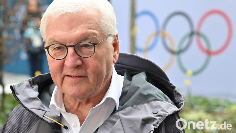 Steinmeier bei den Olympischen Spielen. (Archivbild) Bild: Peter Kneffel/dpa