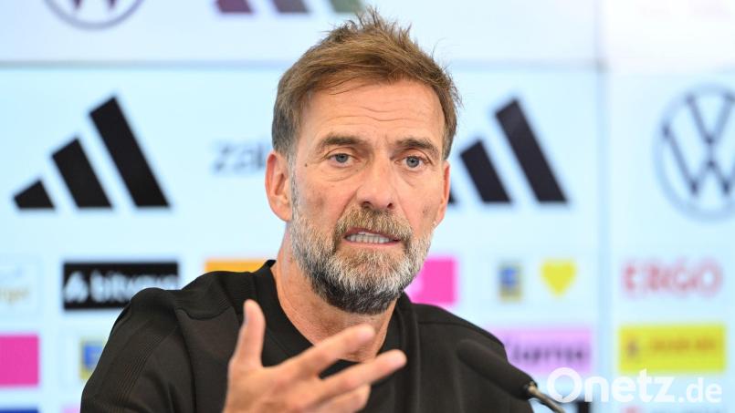 Bundestrainer Klopp trifft seine erste Personalauswahl. (Archivbild) Bild: Florian Wiegand/dpa
