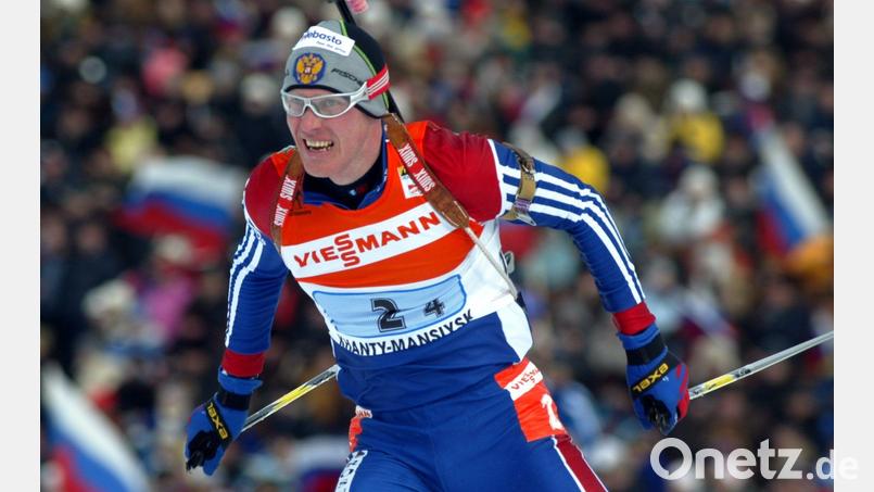 Der russische Biathlet Sergej Tschepikow ist mit 59 Jahren gestorben. (Archivbild) Bild: Sergei Chirikov/epa/dpa/dpa