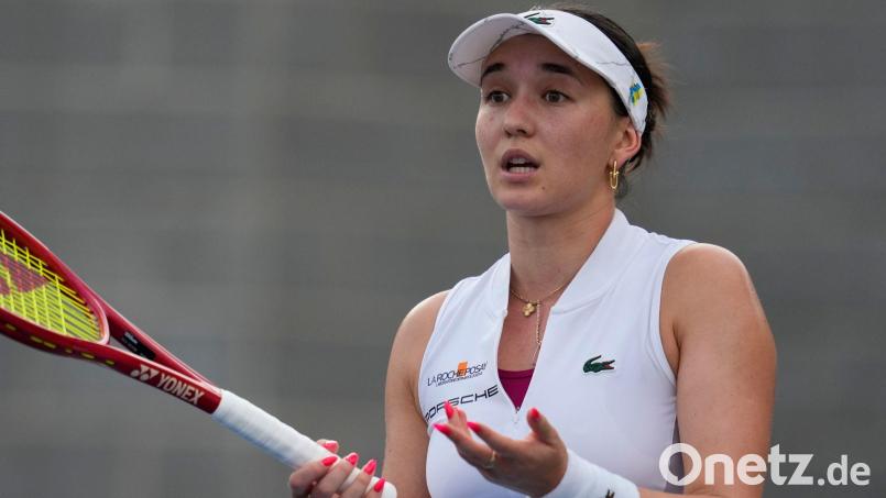 Eva Lys ist auch beim WTA-Turnier in São Paulo früh ausgeschieden (Archiv-Foto). Bild: Seth Wenig/AP/dpa