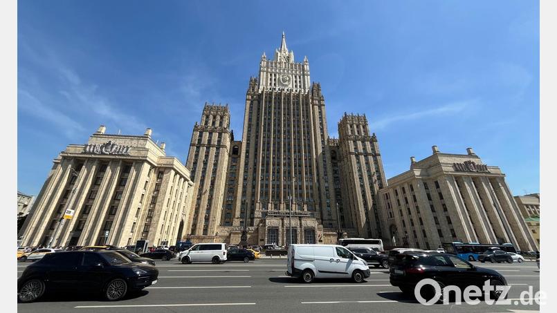 Die Geschäftsträgerin der britischen Botschaft in Moskau ist ins russische Außenministerium bestellt worden. (Archivbild) Bild: Ulf Mauder/dpa