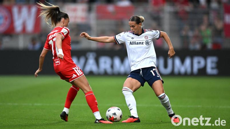 Bundesliga ohne DFB: So sieht die Zukunft für Klara Bühl (r) und Co. nun auch offiziell aus. (Archivbild) Bild: Elisa Schu/dpa