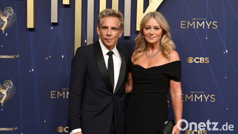US-Schauspieler Ben Stiller (60) und seine heutige Ehefrau Christine Taylor (55) sahen einander zu Beginn ihrer Beziehung eher als bloße Trostpflaster. (Archivbild) Bild: Richard Shotwell/Invision/AP/dpa